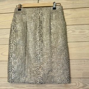 Boston proper grey and silver skirt